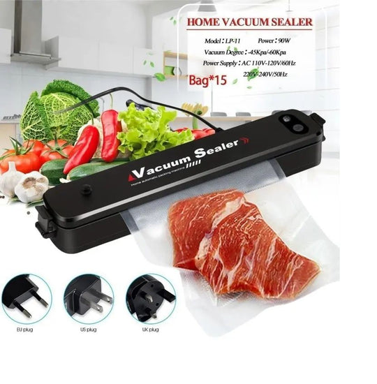 Automatic Vacuum Sealer Food Packing Machine With Vacuum(5 Food Bags)