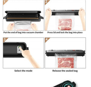 Automatic Vacuum Sealer Food Packing Machine With Vacuum(5 Food Bags)